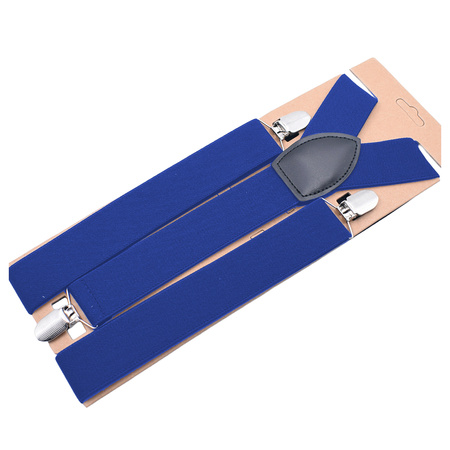 Szelki do spodni 3,5 cm chabrowy