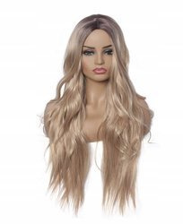 Peruka długa ombre blond fale