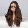 Peruka długa brązowa falowana lace front