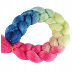 Włosy syntetyczne warkoczyki dredy ombre