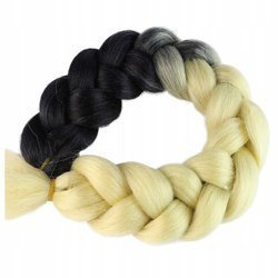 Włosy syntetyczne warkoczyki dredy ombre