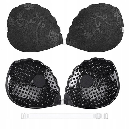 Biustonosz samonośny - czarny