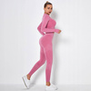 Komplet zestaw sportowy legginsy bezszwowe + top 