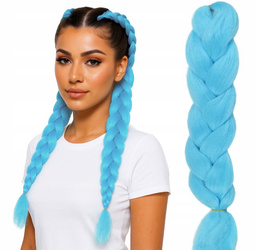 Włosy syntetyczne kolorowe dredy warkocze  fluorescencyjne