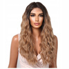 Peruka lace front długa brąz fale