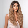 Peruka lace front długa brąz fale