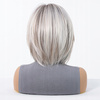 Peruka do ramion lace front platynowa prosta