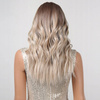 Peruka lace front długa brąz blond ombre