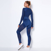 Komplet zestaw sportowy legginsy bezszwowe + top 