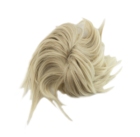 Doczepiany kok na gumce treska gęste włosy