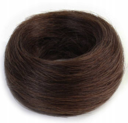 Doczepiany kok na gumce naturalne włosy 