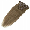 Doczepiane włosy clip-in naturalne 40 cm 7 taśm