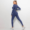 Komplet sportowy legginsy bezszwowe + top