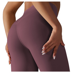 Legginsy sportowe z wysoki stanem