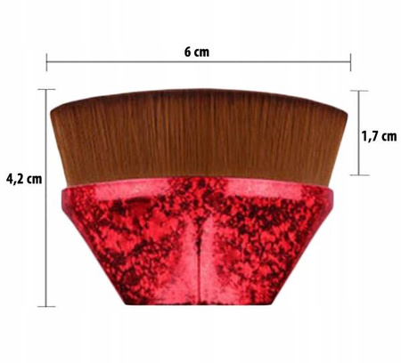 Gęsty pędzel do podkładu jednolity miękki makijaż