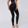 Legginsy sportowe push up wysoki stan karbowane