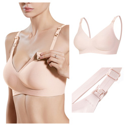 Biustonosz ciążowy stanik bezszwowy do karmienia