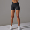 Szorty sportowe spodenki fitness z wysokim stanem