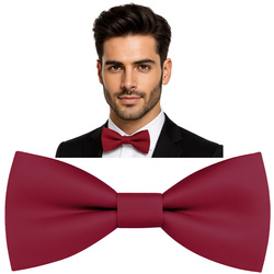 Elegancka muszka męska - BORDOWY