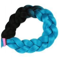 Włosy syntetyczne kolorowe dredy warkocze ombre