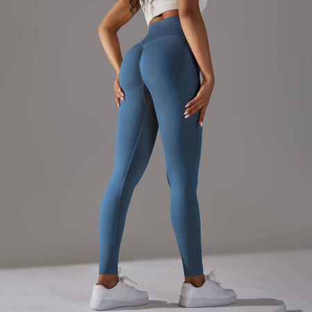 Legginsy sportowe siłownia fitness wysoki stan 
