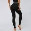 Legginsy sportowe push up wysoki stan karbowane