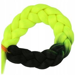 Włosy syntetyczne kolorowe dredy warkocze ombre