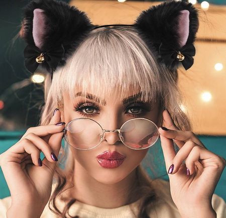 Opaska do włosów kocie uszka cosplay