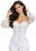 Gorset modelujący talię underbust - biały