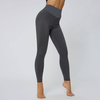 Legginsy sportowe push up wysoki stan karbowane