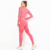 Komplet zestaw sportowy legginsy bezszwowe + top 