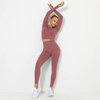 Komplet zestaw sportowy legginsy + top 
