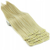 Doczepiane włosy clip-in jak naturalne 60cm 6 taśm