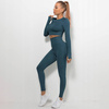 Komplet sportowy legginsy bezszwowe + top