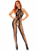 Bodystocking z dużymi oczkami 