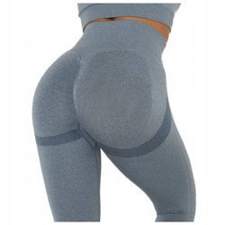 Legginsy sportowe push up wysoki stan fitness