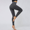 Legginsy sportowe push up wysoki stan karbowane