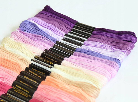 Mulina do haftowania kolorowa 100 szt