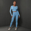 Komplet zestaw sportowy legginsy + top 