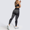 Komplet zestaw sportowy legginsy bezszwowe + top 