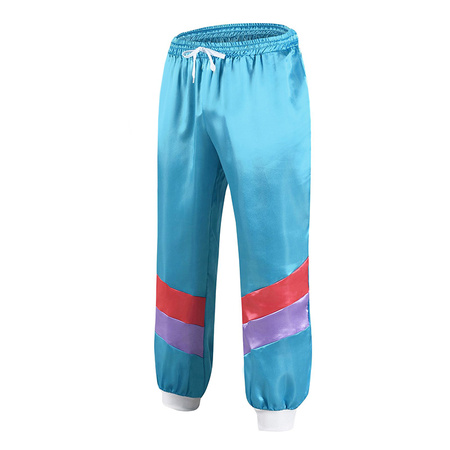 Dres w stylu retro z lat 70. i 80 - niebieski